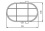 Bulkhead fixture Kanlux MILO 7040T/P - technical drawing