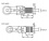 LED spotlighting Kanlux OYO 2LED-CW - technical drawing